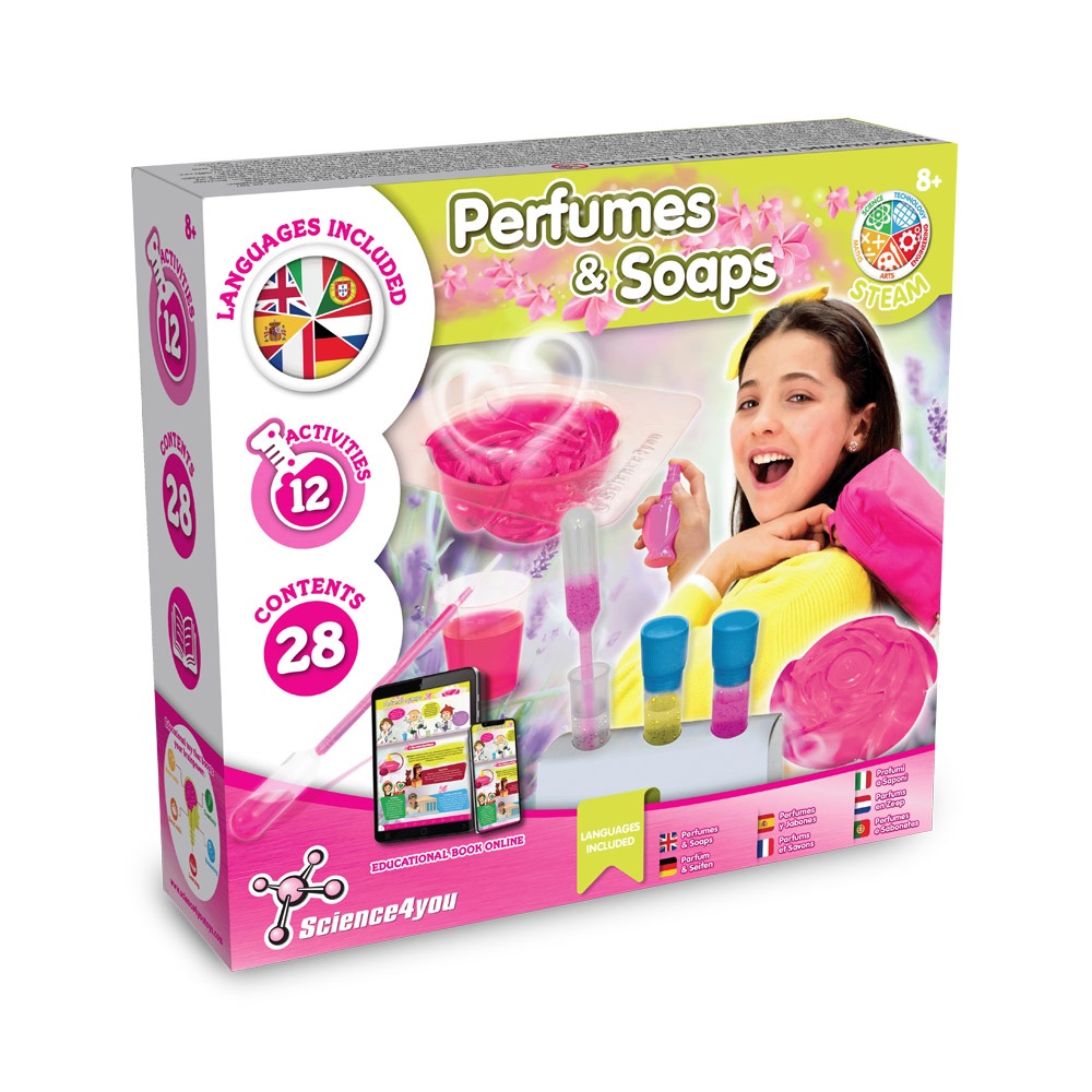 Parfüm- und Seifenfabrik-Set I. Lernspiel für Kinder