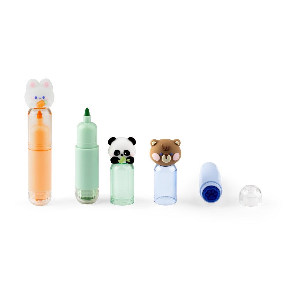 TROPICAL. Set mit 3 Stiften aus ABS, speziell für Kinder.