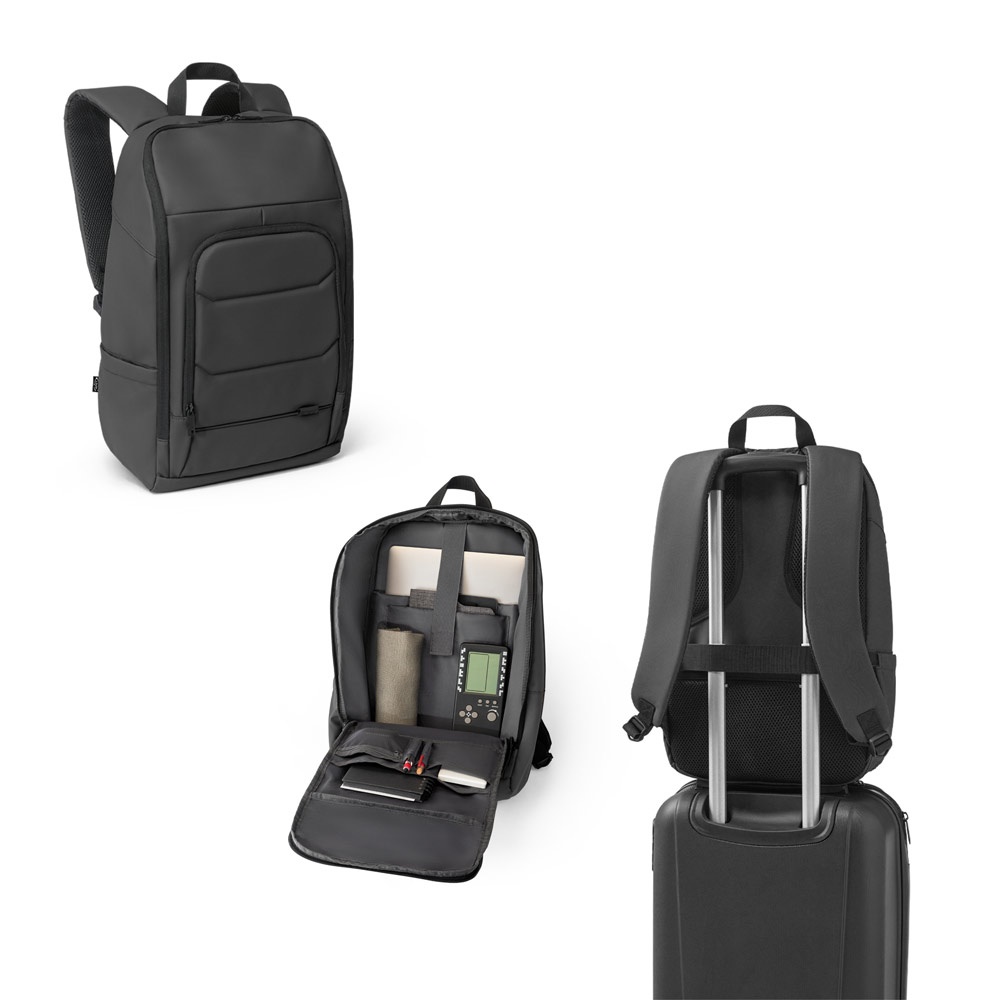 TOULON. Laptop-Rucksack aus hochdichtem, recyceltem 600D-Polyester, 16 Zoll