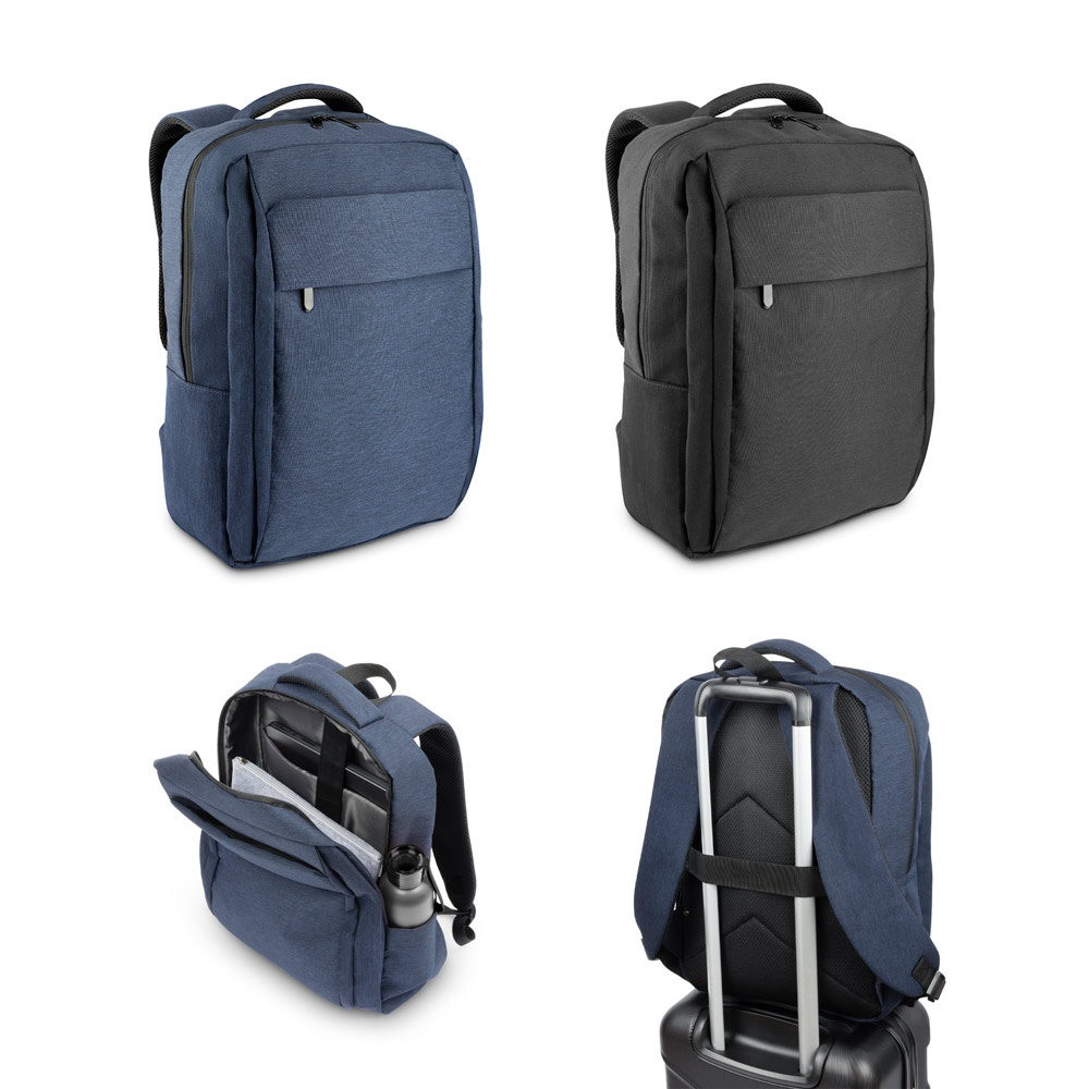 COVENTRY. Vollständig gepolsterter Laptop-Rucksack aus hochdichtem 300D-Recycling-Polyester mit Futter aus 210D-Recycling-Polyester, 15,6 Zoll.