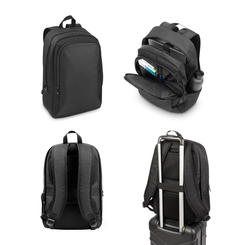 DRAMMEN. Laptop-Rucksack aus hochdichtem 600D-Recycling-Polyester.