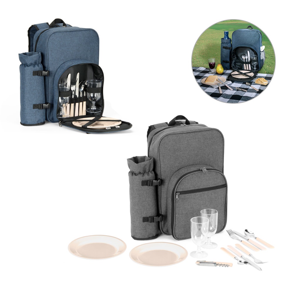 WHITSUNDAY. Isolierter Picknickrucksack aus recyceltem 600D-Polyester mit hoher Dichte.