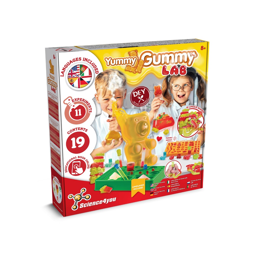 GUMMIFABRIKEN. Eine Kaugummifabrik, ideal für Kinder.