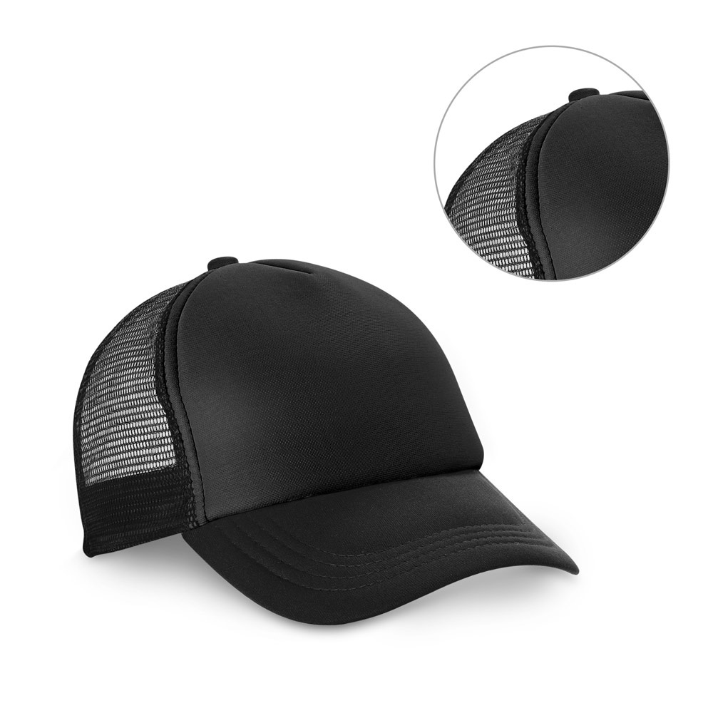 NICOLA BK. Kappe aus Polyester und Mesh (150 g/m²)