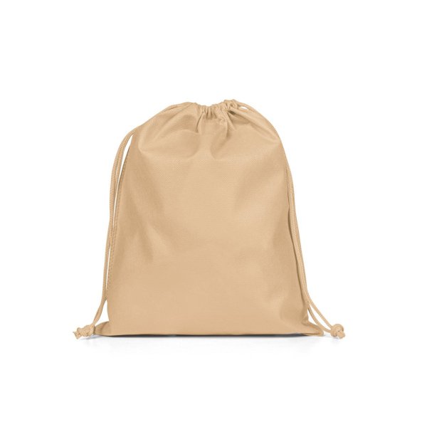 GESCHENKTÜTE M. Mittelgroßer, heißversiegelter Vliesstoffbeutel (60 g/m²) - 111 - Hellbraun