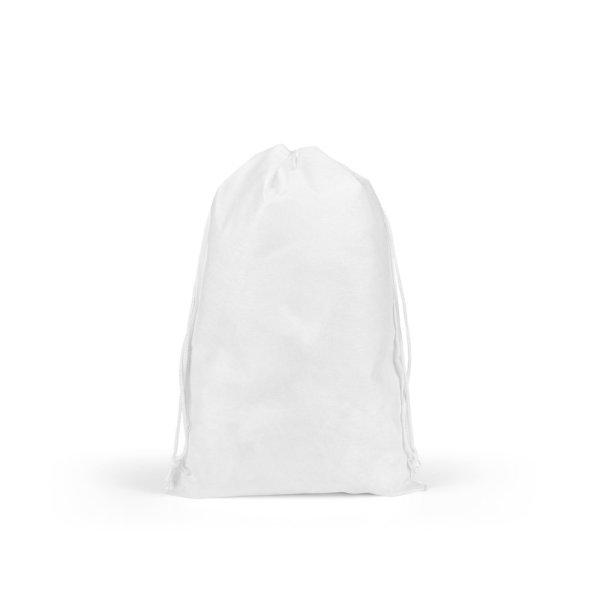 GESCHENKTÜTE L. Großer, heißversiegelter Beutel aus Vliesstoff (60 g/m²) - 106 - Weiß