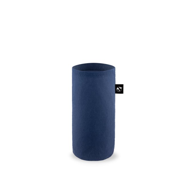 STOREY. Hülle aus recyceltem Filz (100 % rPET), ideal für Wasserflaschen - 134 - Dunkelblau