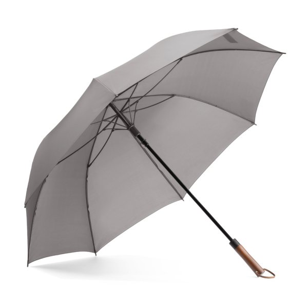 MATEO. Großer Pongee-Regenschirm (30 Zoll) - 113 - Grau