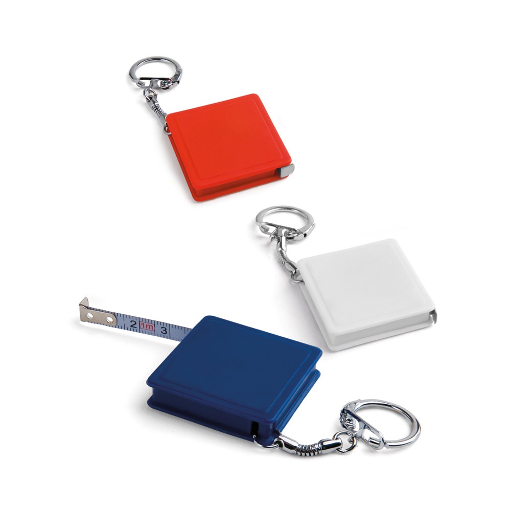 ASHLEY. Ausziehbarer Maßband-Schlüsselanhänger