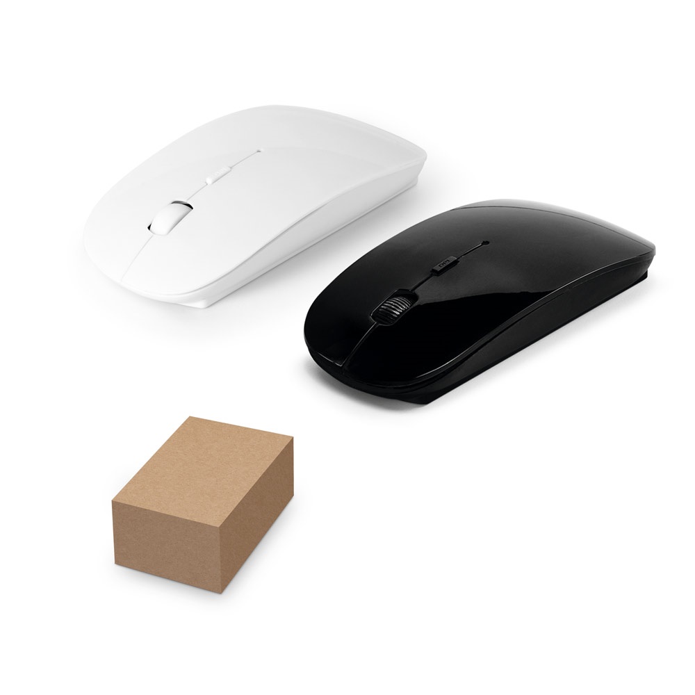 BLACKWELL. Batteriebetriebene kabellose Maus aus recyceltem ABS (100 % rABS)