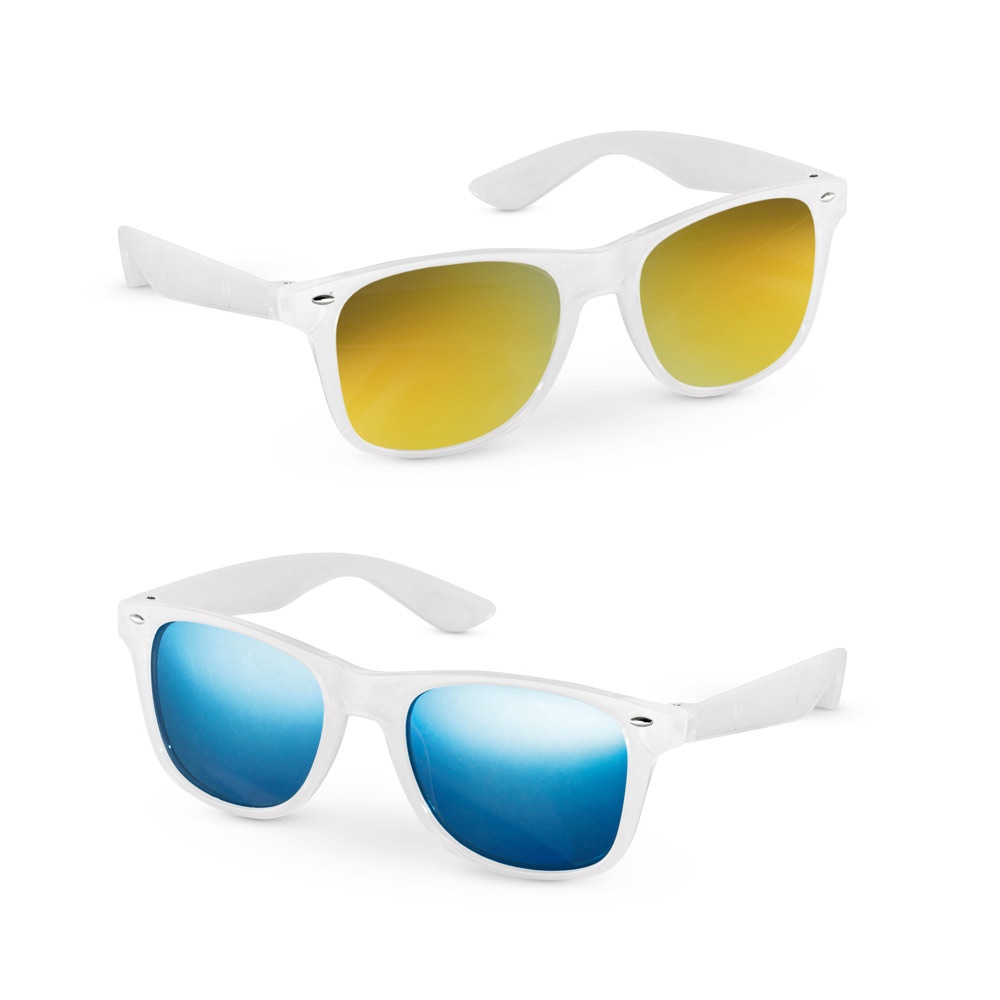 MEKONG. PC-Sonnenbrille mit transparentem Rahmen