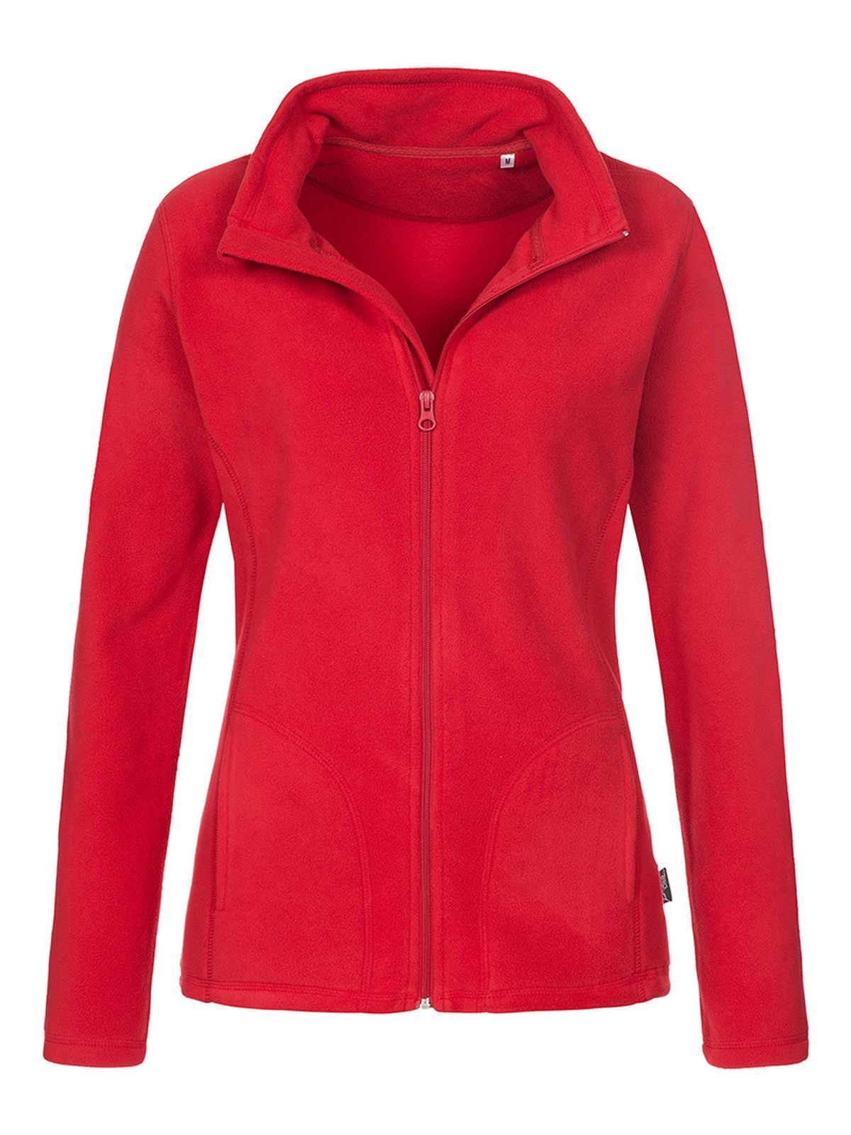 Klassische Fleecejacke für Damen - 402 - Scharlachrot