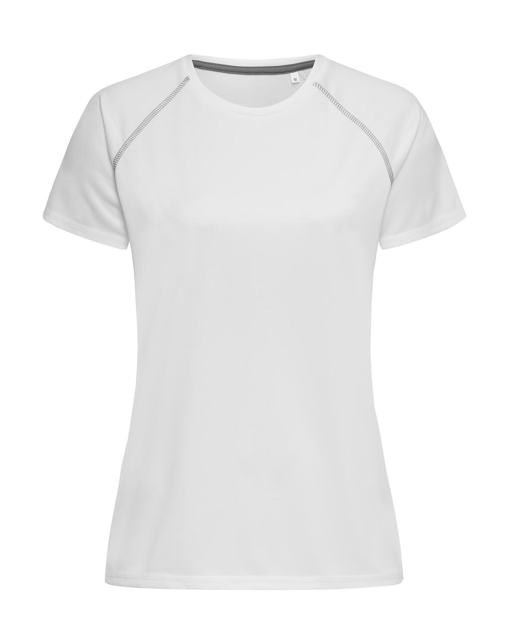 Mesh Team Raglan Damen - WHI – Weiß