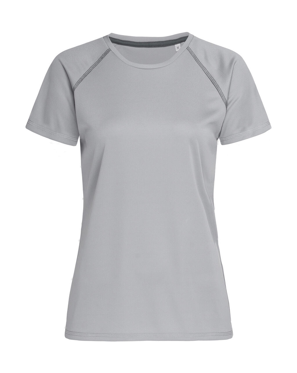 Mesh Team Raglan Damen - Silbergrau S