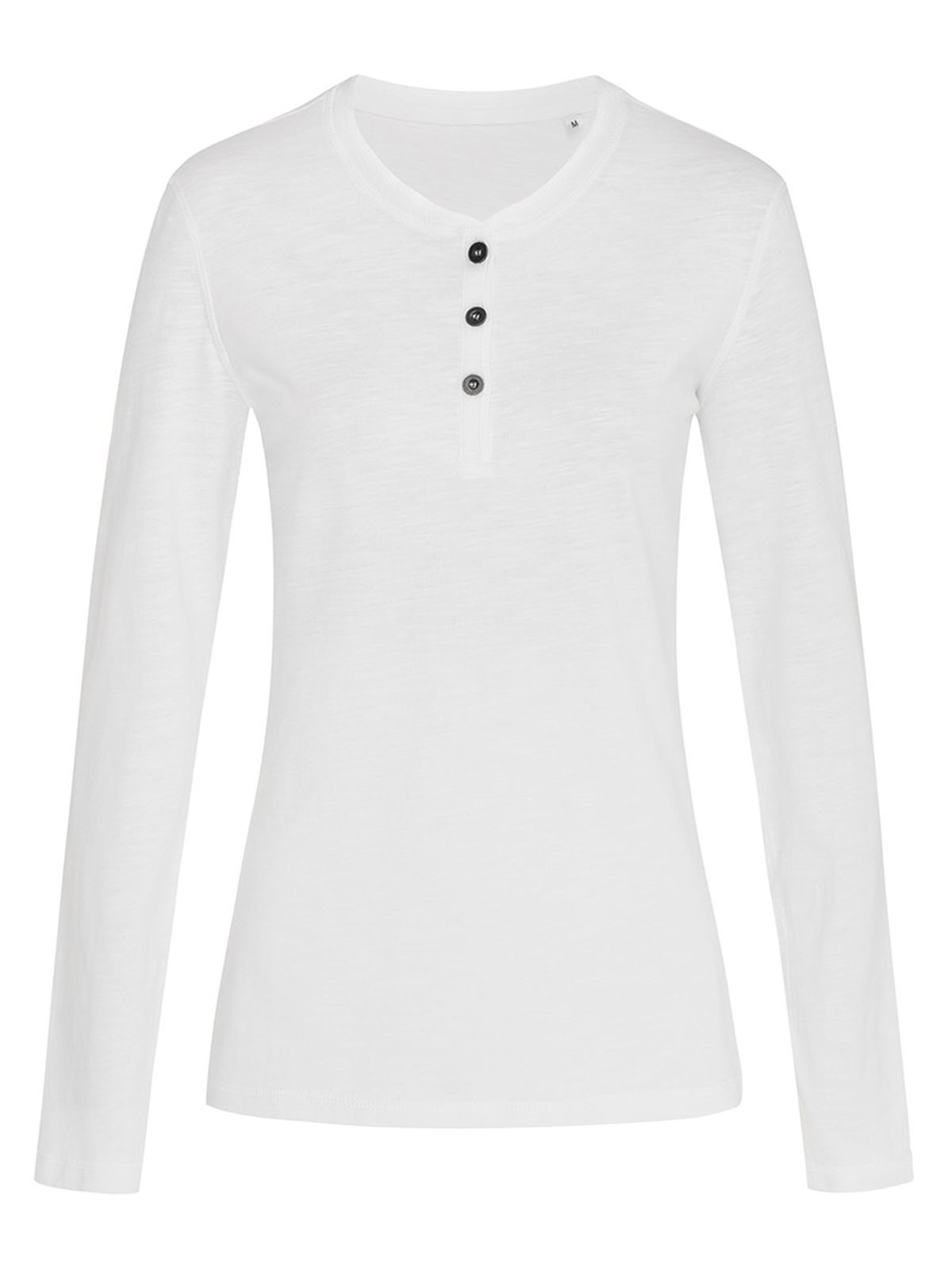 Sharon Henley Langarmshirt - WHI - Weiß LC