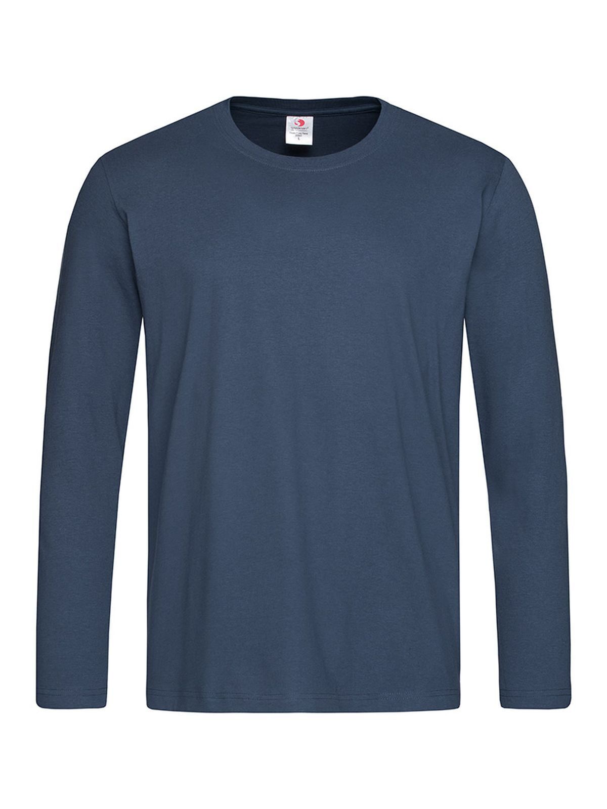 Klassisches Langarmshirt - NAV - Marineblau