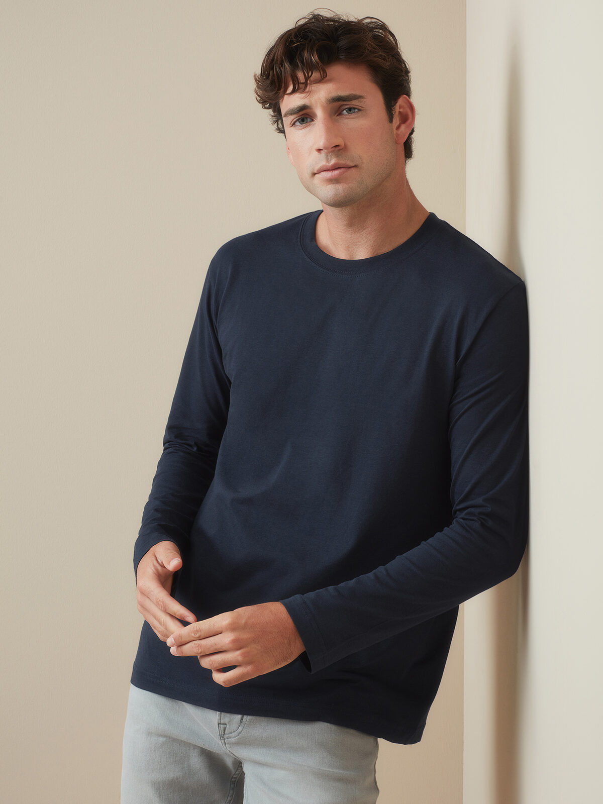 Klassisches Langarmshirt