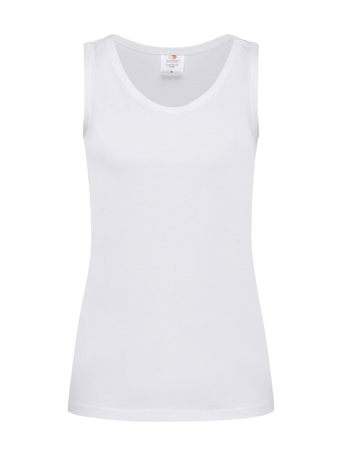 Klassisches Tanktop für Damen - WHI - Weiß LC