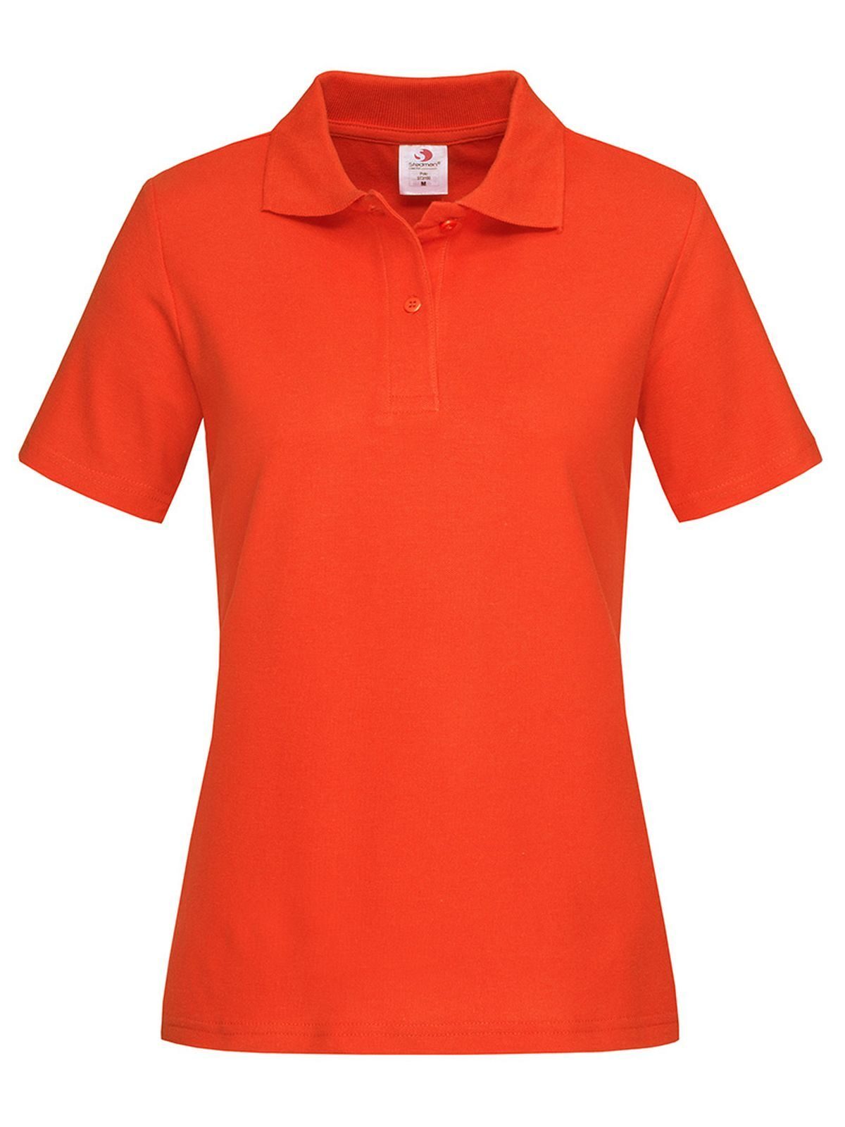 Klassisches Polo für Damen - BOR - BOR – Brillantes Orange