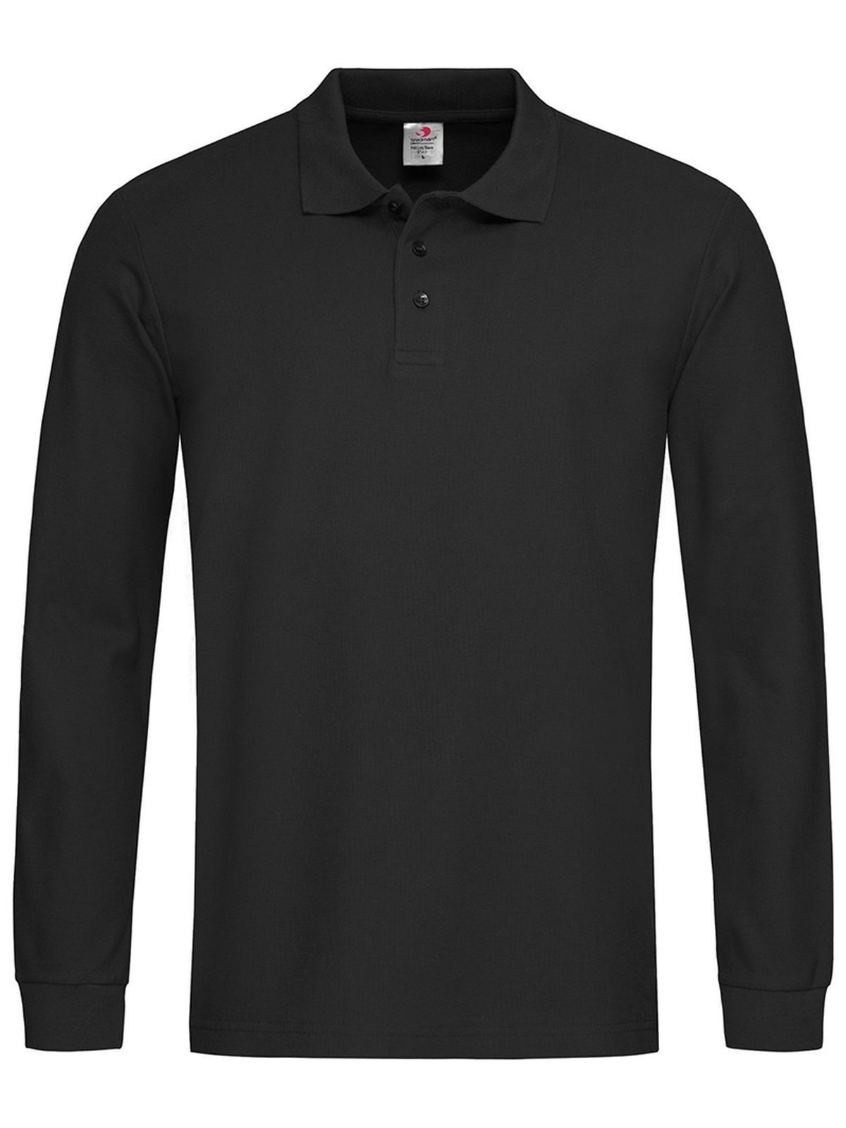 Klassisches Polo-Langarmshirt - BLO - BLO – Schwarzer Opal LC