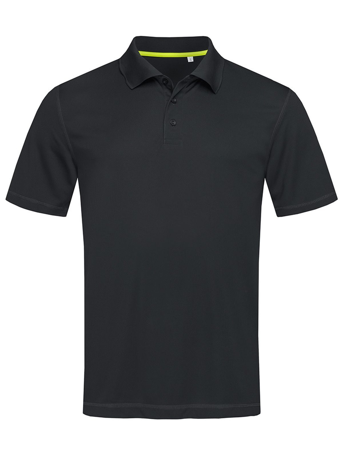 Mesh-Polo - BLO - Schwarzer Opal LC