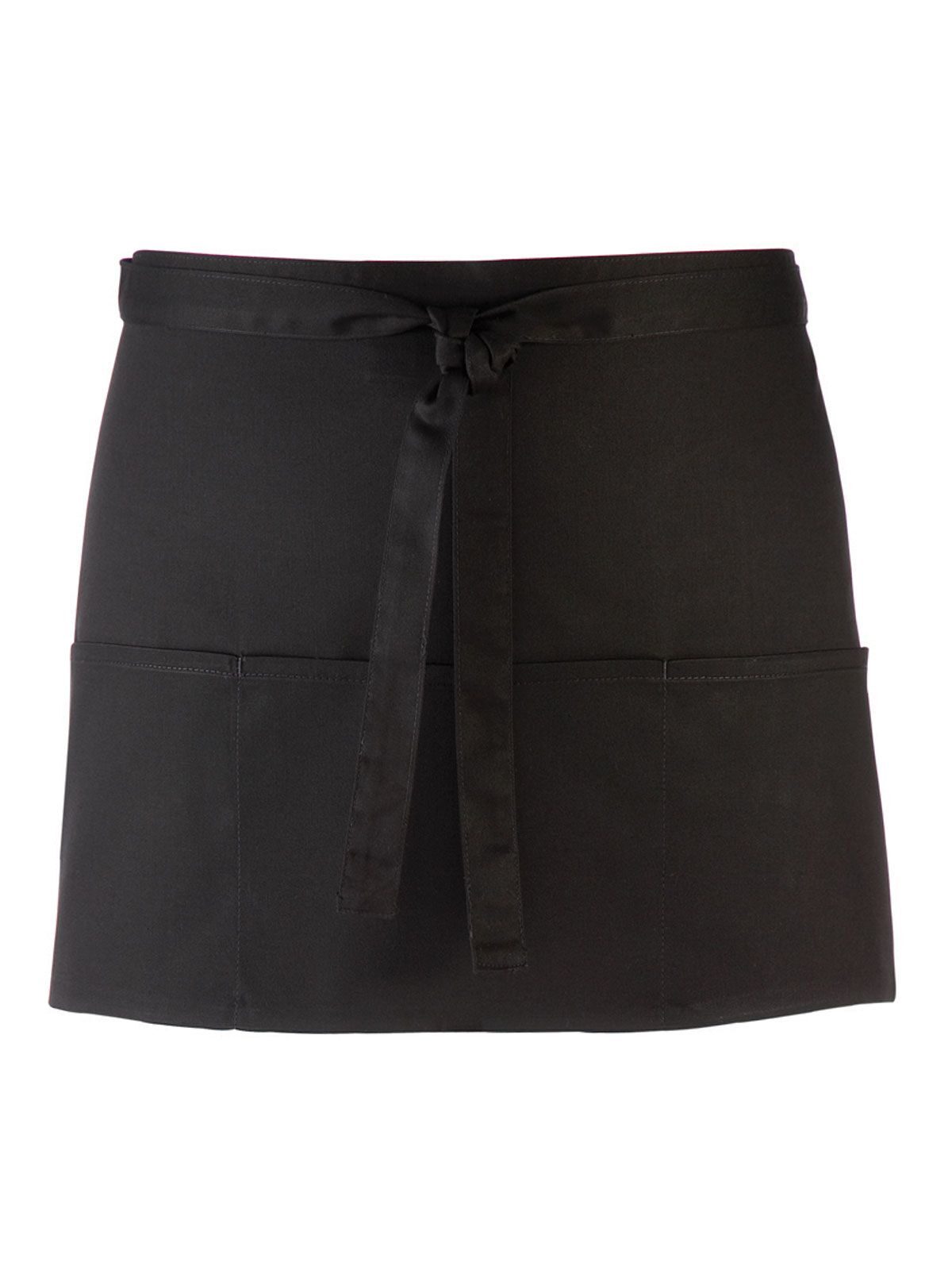 Schürze mit 3 Taschen aus der Colors Collection - Schwarz