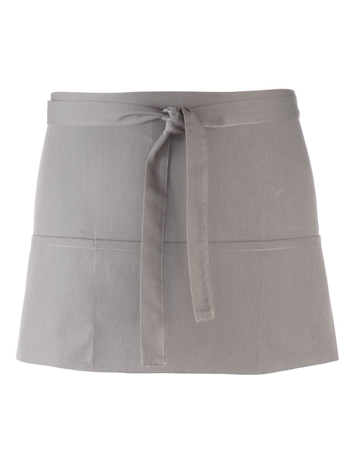 Schürze mit 3 Taschen aus der Colors Collection - Silber