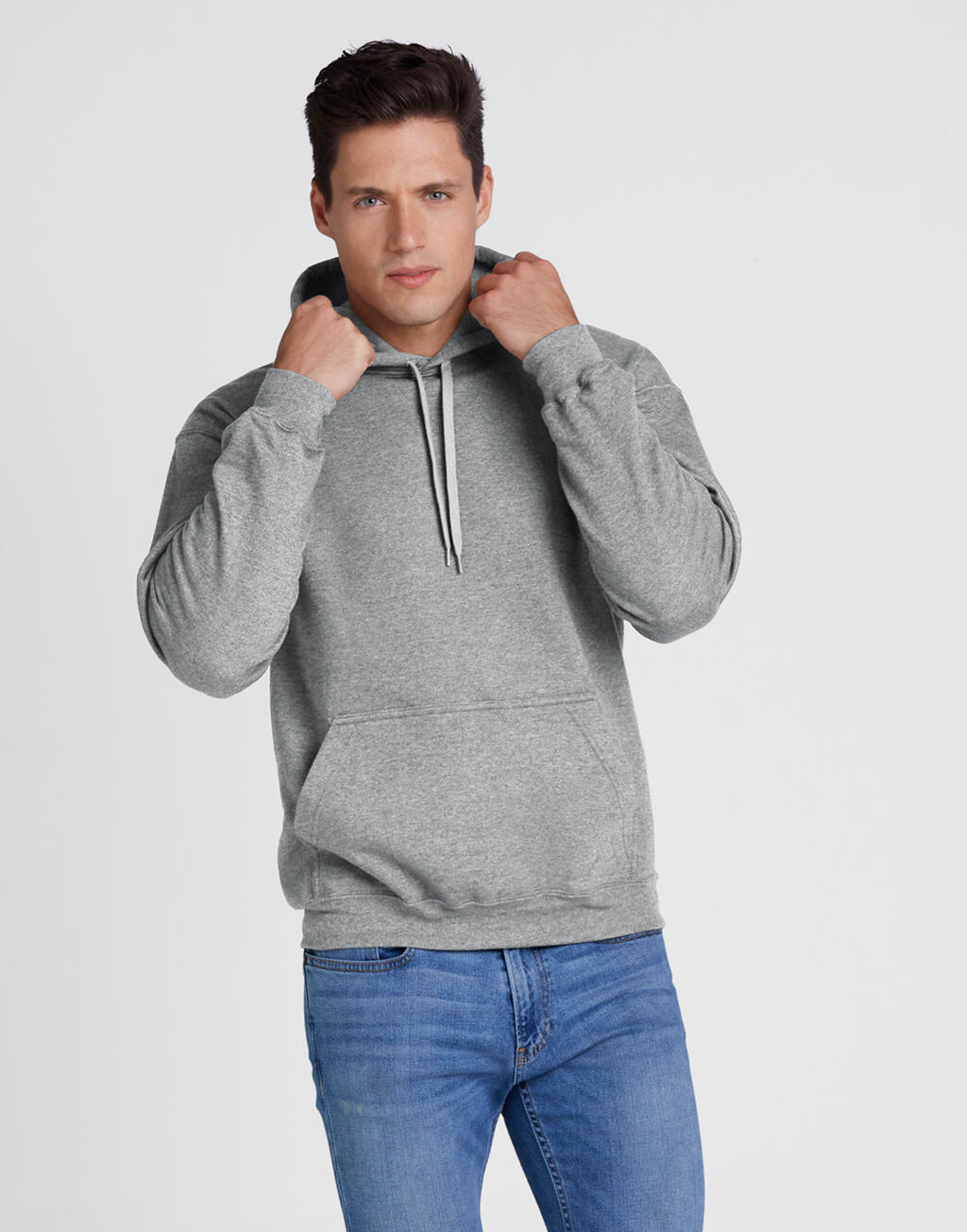 Softstyle® Midweight Sweatshirt für Erwachsene - Heather Black