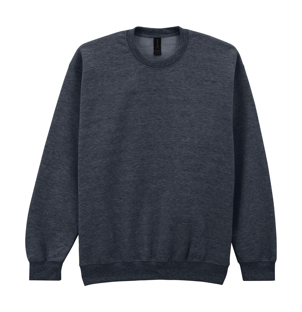 Softstyle® Mittelschweres Fleece-Sweatshirt für Erwachsene mit Rundhalsausschnitt - Dunkelgrau meliert