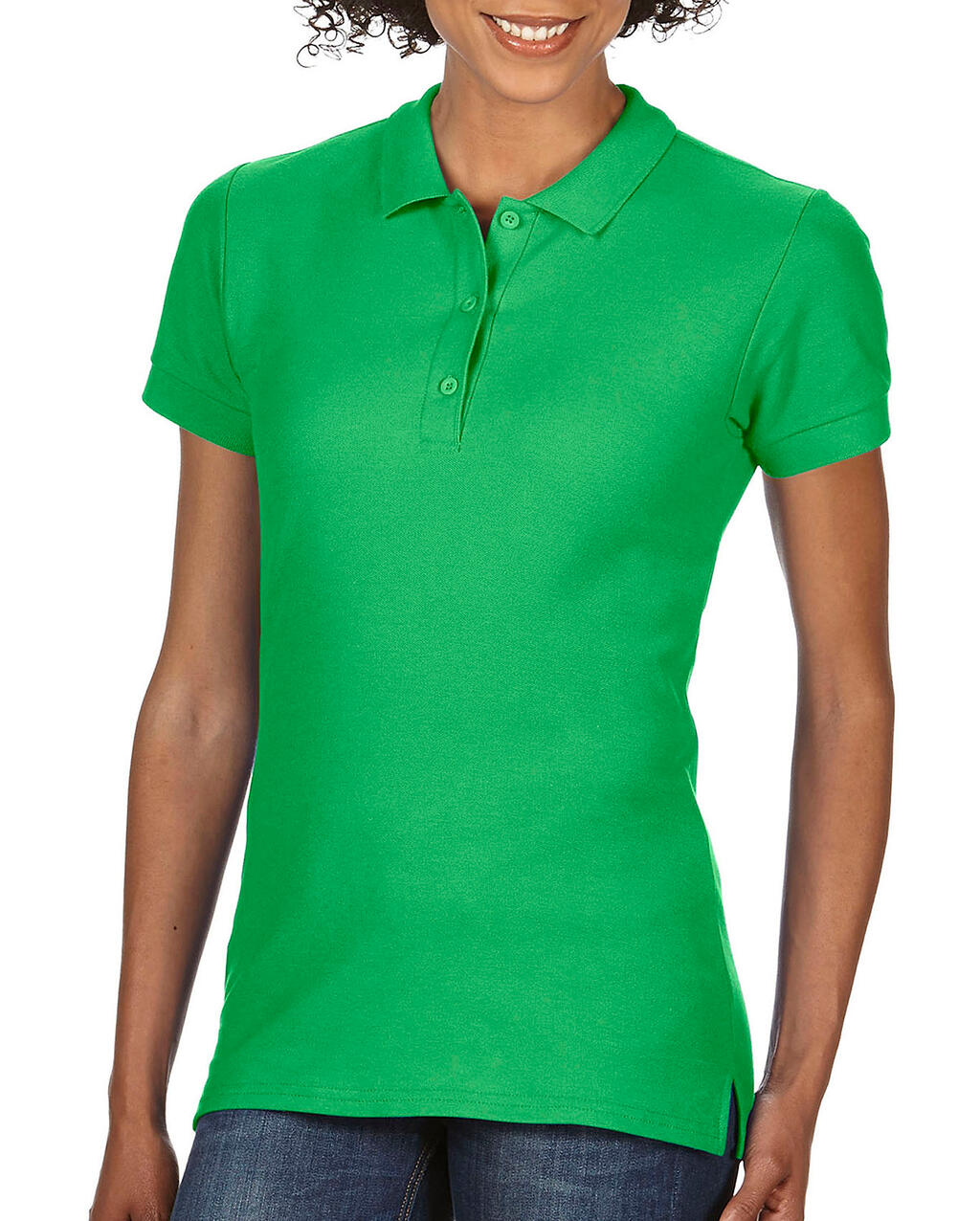 Damen-Poloshirt aus Premium-Baumwolle mit Doppelpiqué-Muster - 167 - Irisches Grün
