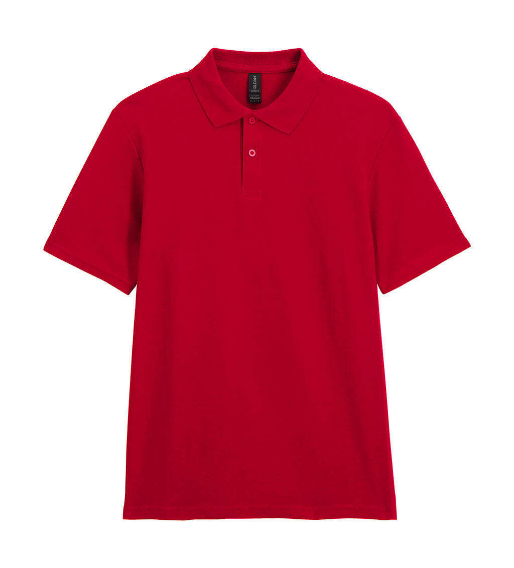 Softstyle® Piqué-Polo für Erwachsene - 194 - Kirschrot