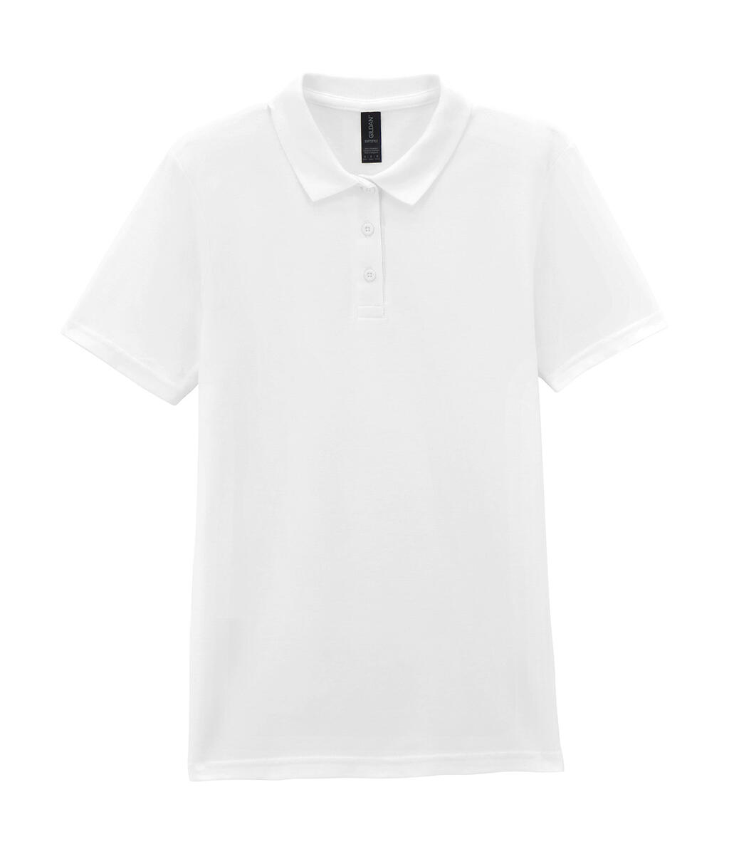Softstyle® Damen-Piqué-Polo - Weiß