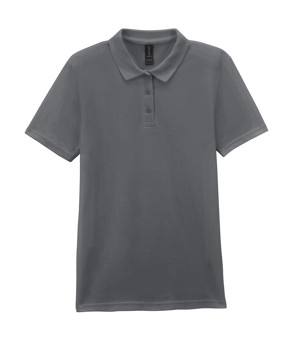 Softstyle® Damen-Piqué-Polo - Holzkohle